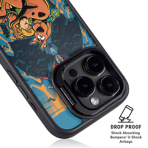 Scooby Doo Beware of Dracula iPhone 15 Pro Kickstand Case